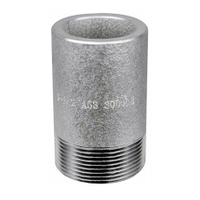 ASTM A312 GR.TP304 L=500MM (20") ASME-B36.19M Stainless Steel BSP NPT ...